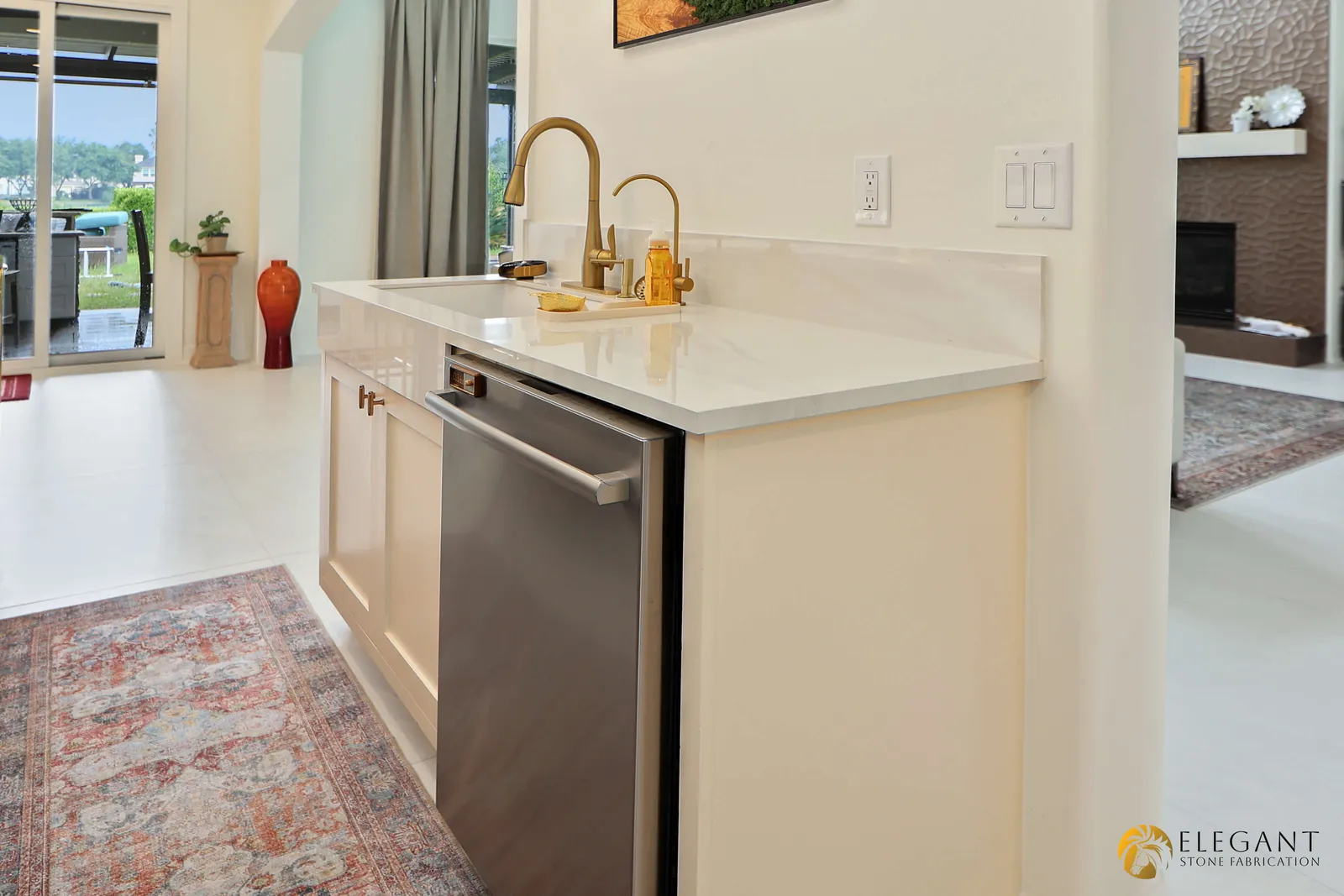 Completed countertop project