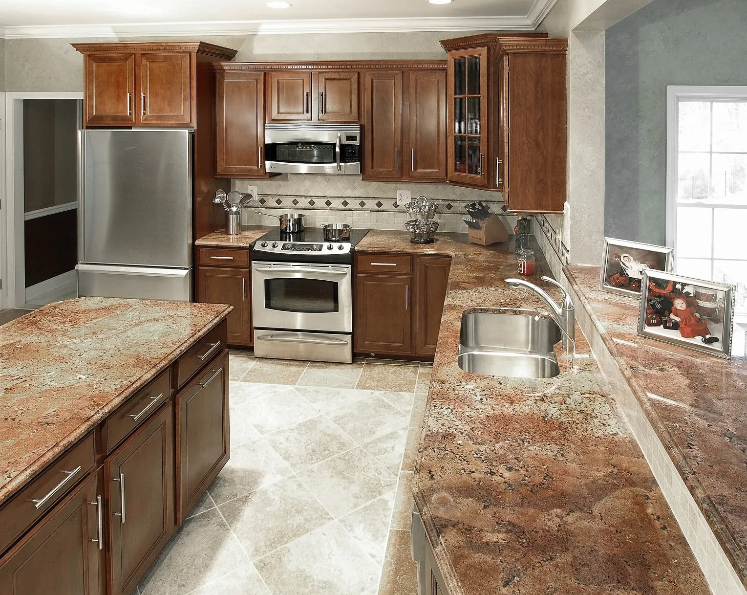 Completed countertop project