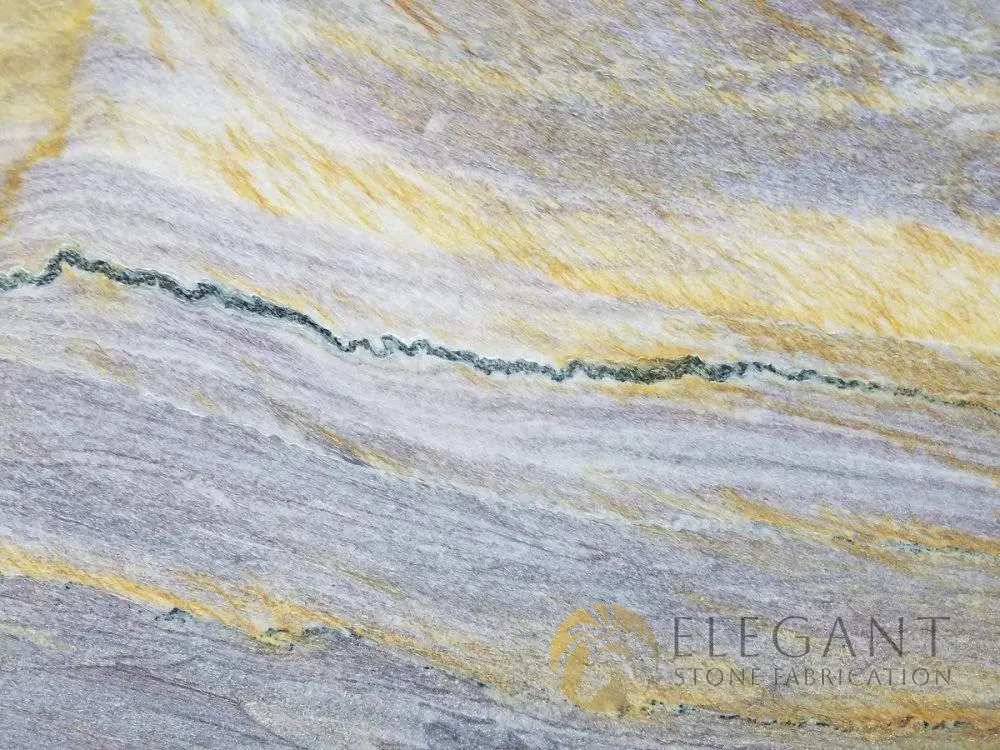 Aquarela Gold Quartzite slab