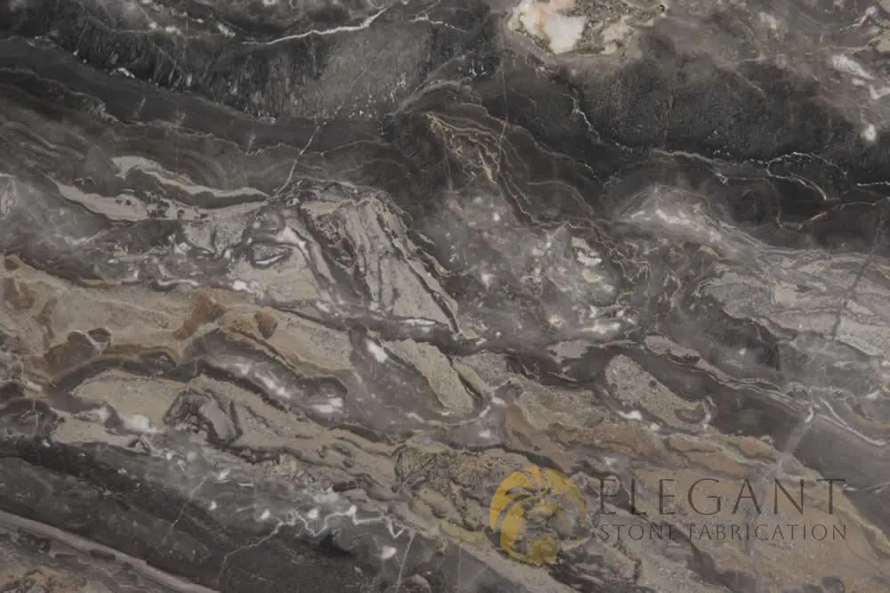 Arabascato Grigio Leather slab