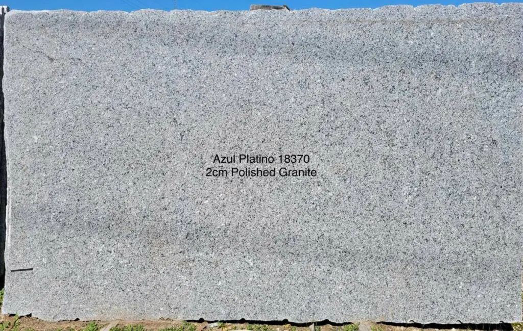Azul Platino slab