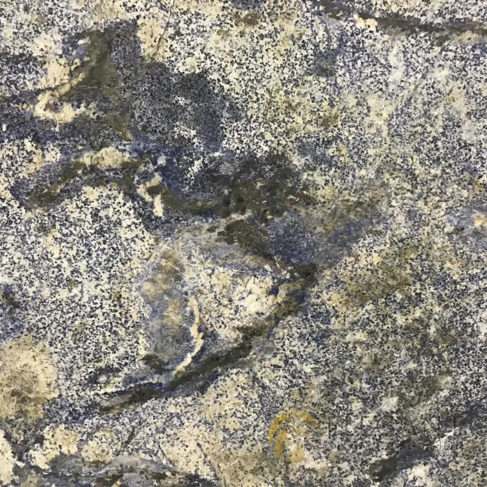 Blue Bahia Leather Granite slab
