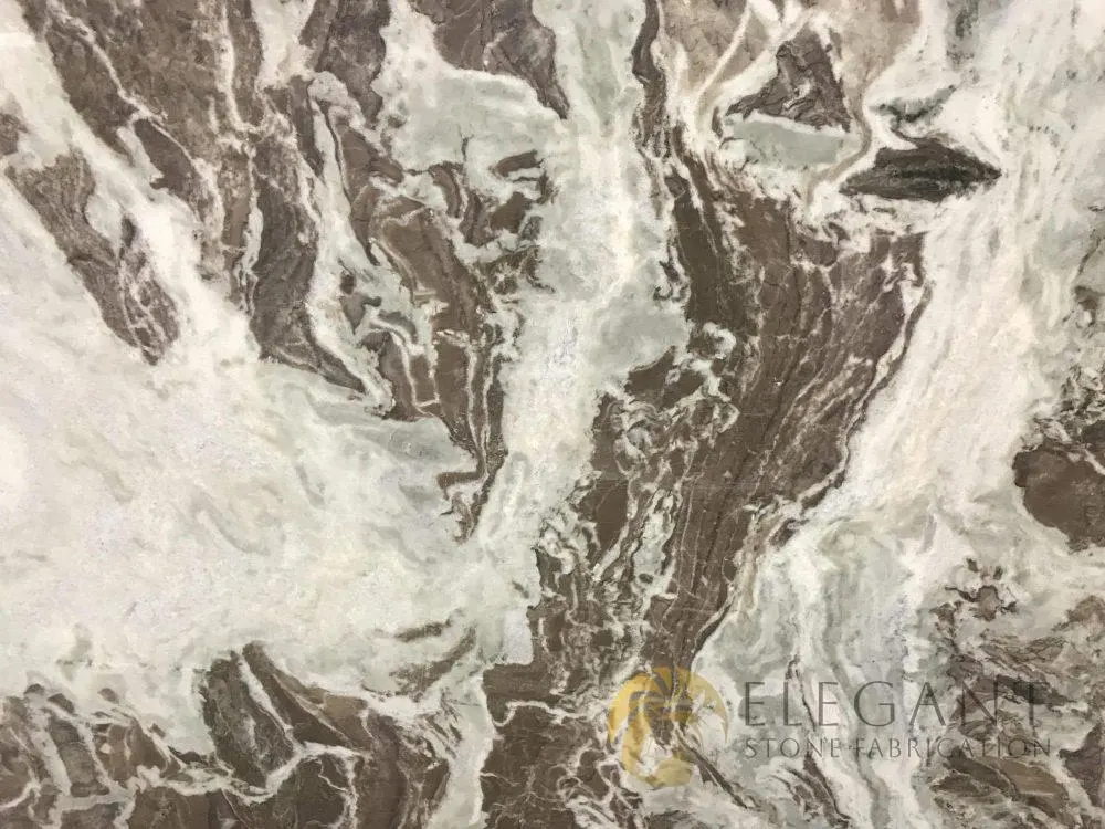 Brown Fantasy Quartzite slab