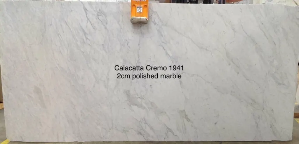 Calacatta Cremo slab