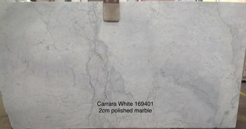 Carrara White slab