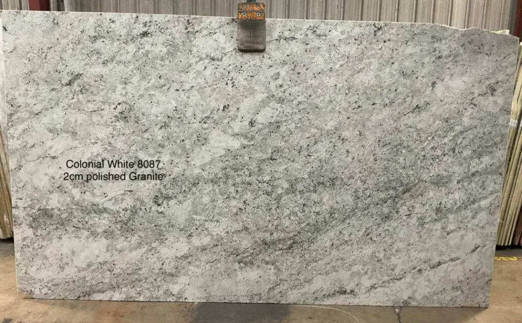 Colonial White slab