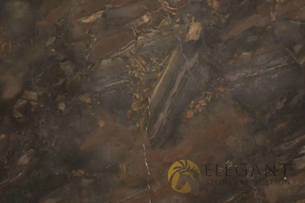 Copper Dune Polish slab