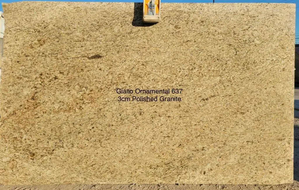 Giallo Ornamental slab