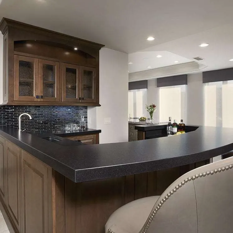 Indian Premium Black Satin slab