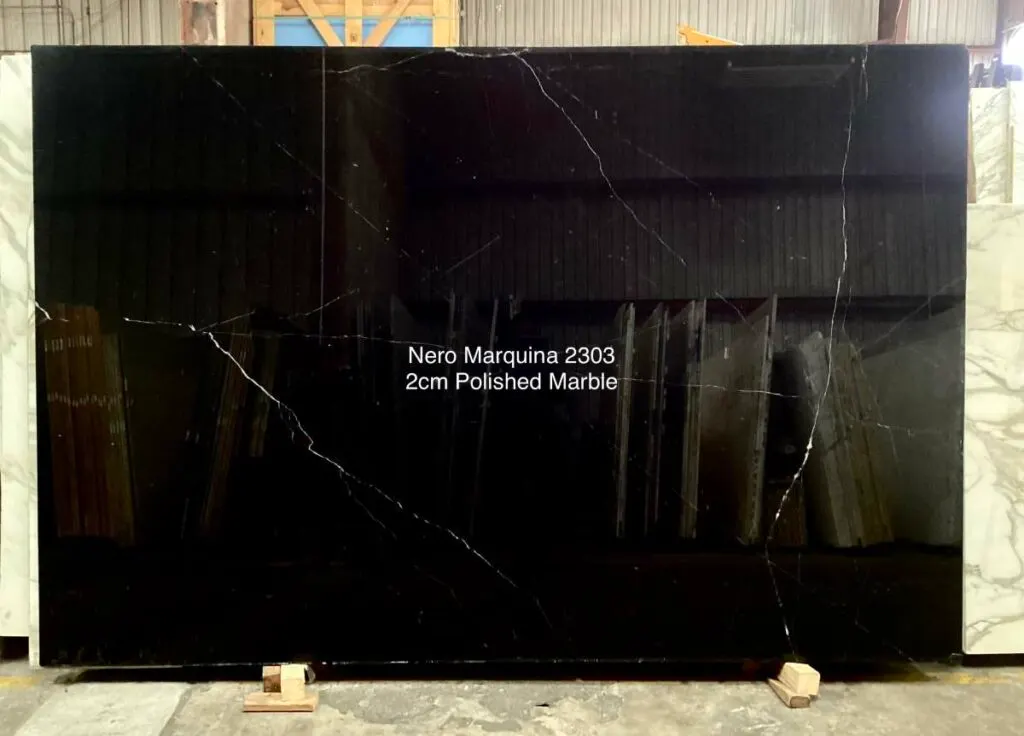 Nero Marquina slab