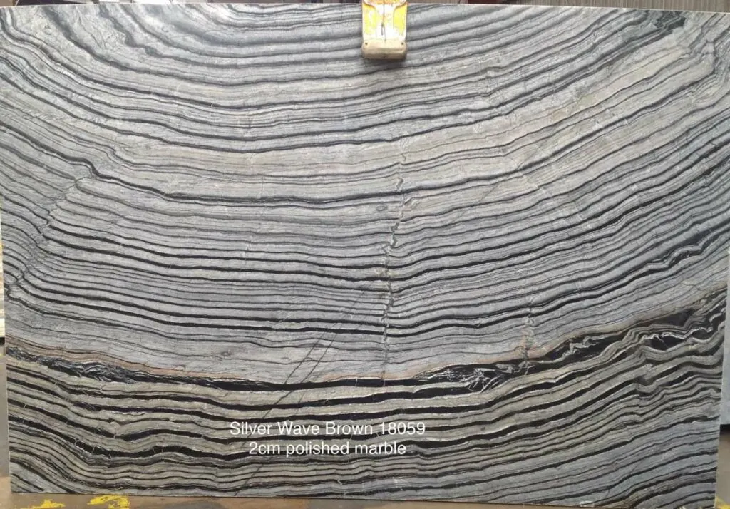 Silver Wave Brown slab