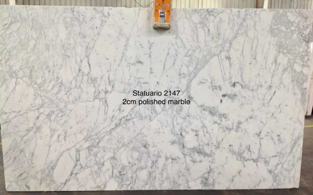 Statuario slab