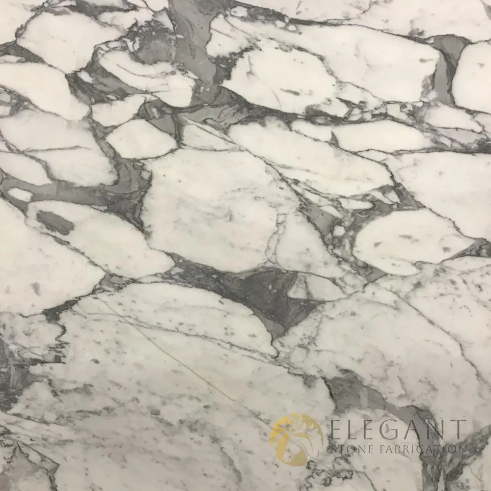 Statuary Arabesque Leathered Marble slab