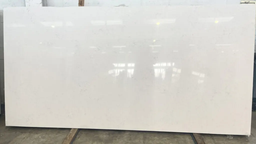 Super White Quartz slab