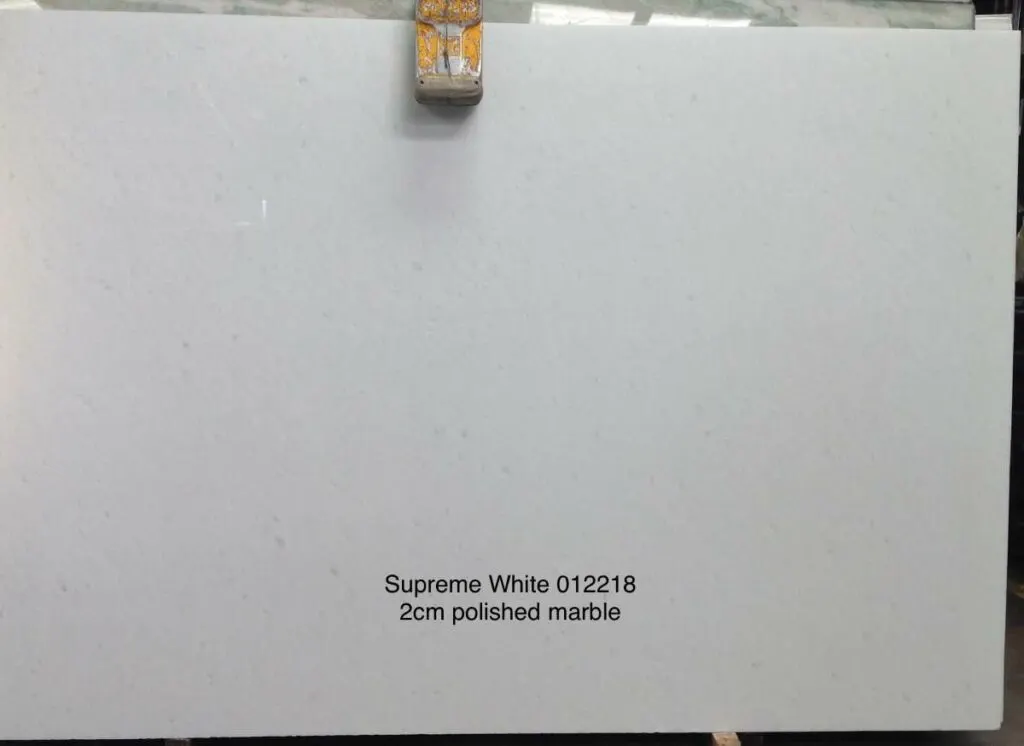 Supreme White slab