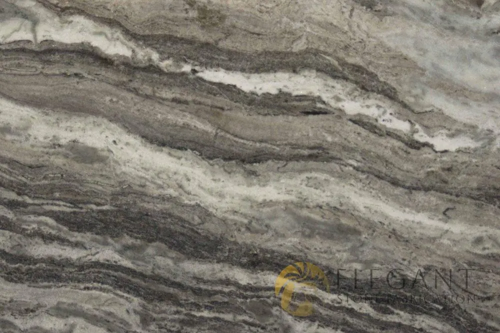 White Reef Leather slab