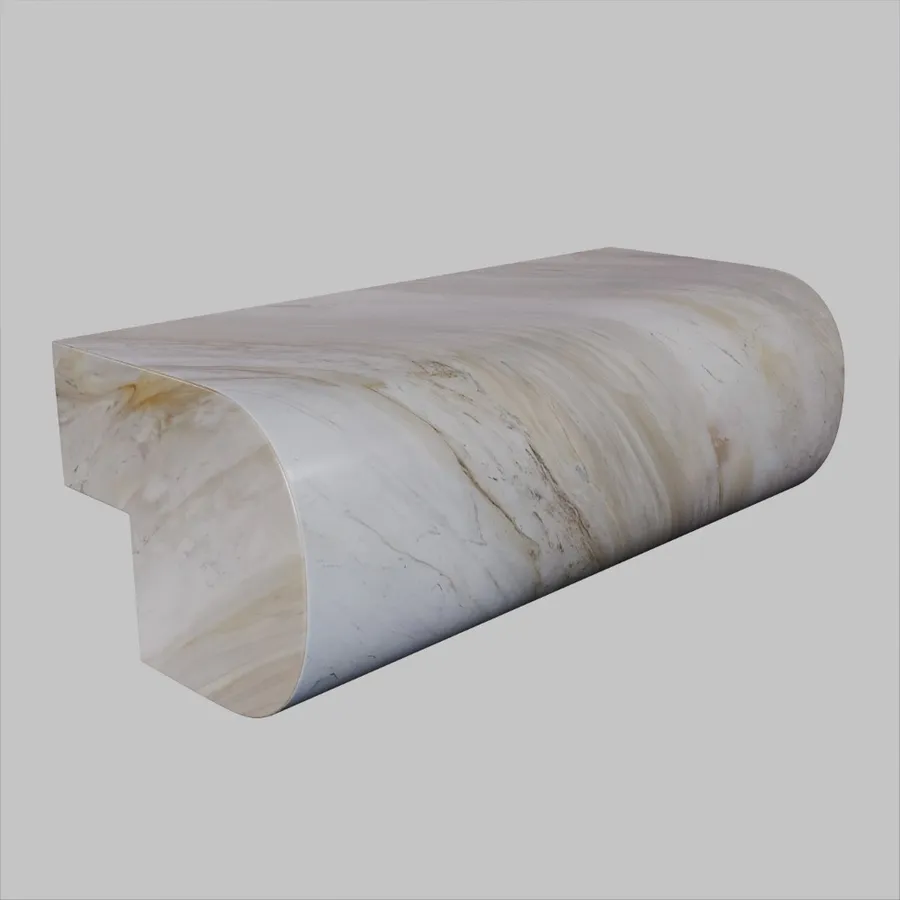Bullnose edge profile