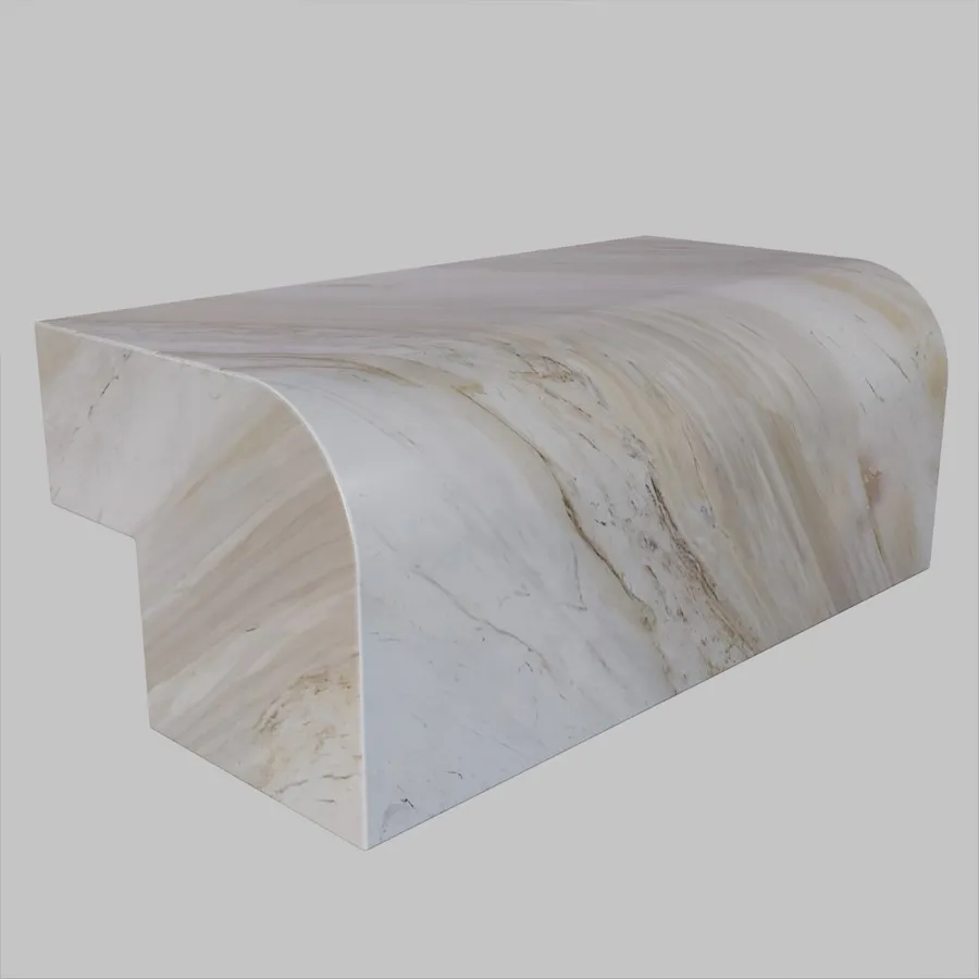 Half Bullnose edge profile