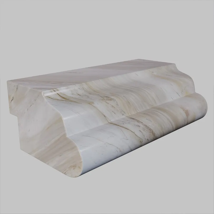Ogee Bullnose edge profile