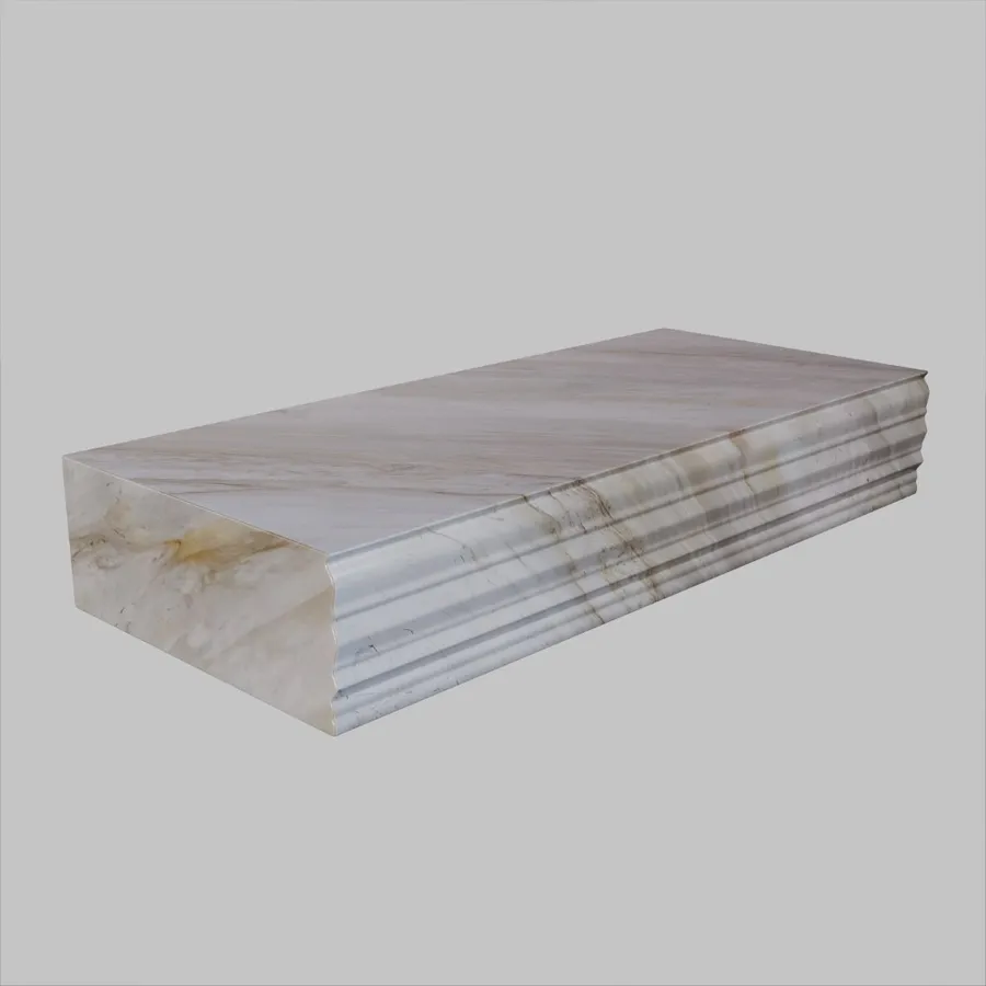 Chiseled edge profile