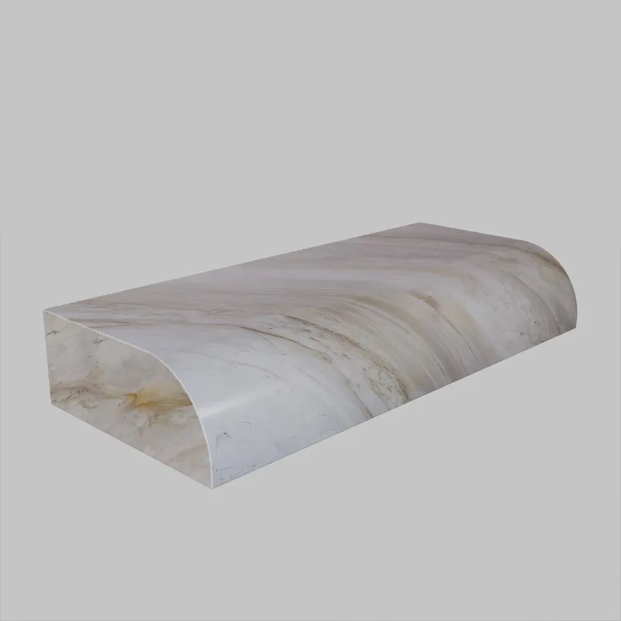 Half Bullnose edge profile